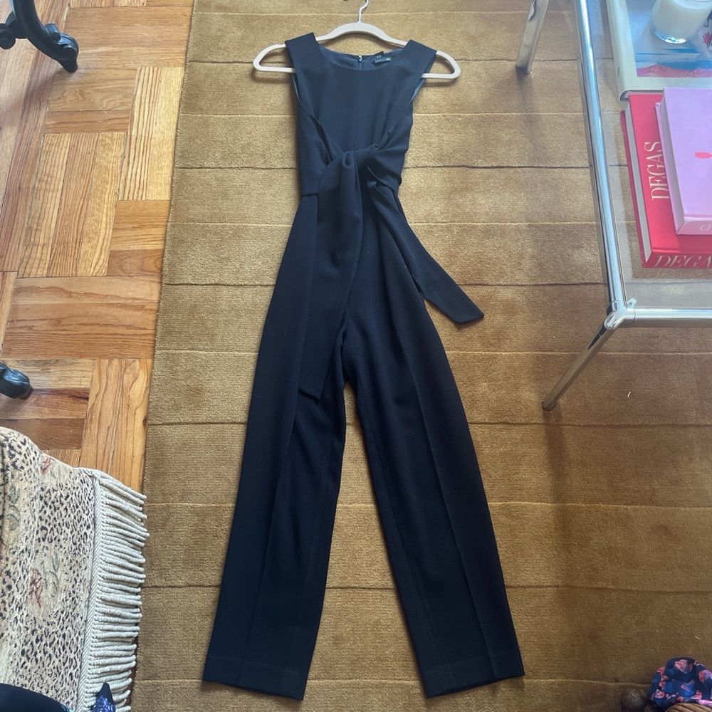 Club Monaco Black Sleeveless Jumpsuit
